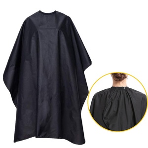 Bata de peluquería profesional, capa de corte de pelo sin mangas con cierre ajustable, 140x160 - Product Image 3