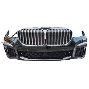 Pare-chocs avant ABS noir avec grille de feux antibrouillard pour <span class=keywords><strong>BMW</strong></span> Série 7 G11 G12 Sport <span class=keywords><strong>760Li</strong></span>, amélioration facelift - Product Image 2