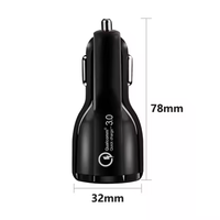 Chargeur de téléphone portable pour voiture, double USB, charge rapide 3.0, 18W 35W, électrique, pour Samsung 5V/3A, portable, dernier modèle