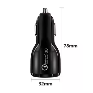 <span class=keywords><strong>Chargeur</strong></span> de téléphone portable pour voiture, <span class=keywords><strong>double</strong></span> USB, charge rapide 3.0, 18W 35W, électrique, pour Samsung 5V/3A, portable, dernier modèle - Product Image 3