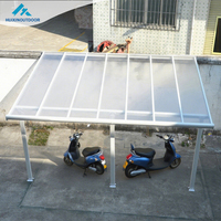 Pergola Bioclimatique en Polycarbonate à Prix d'Usine, Auvent de Terrasse en Aluminium pour Balcon, Abri Solaire pour Villa, Couverture de Patio