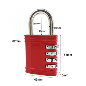 CH-606 4 Digit Gym Combination <b>Lock</b> Zinc Alloy Keyless Mechanical Cabinet <b>Lock</b> For Locker Use - Product Image 5