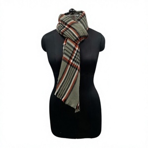 Women's Durable Long <b>Wool</b> Plaid <b>Scarf</b> Winter Daily Wear Patterned Accessory - Product Image 1