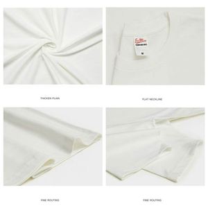 T-shirt vierge épais 230G, 100% Coton, Coupe épaules tombantes, Streetwear, pour personnalisation logo DTG, T-shirts graphiques pour hommes - Product Image 3