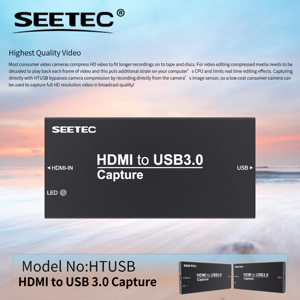 Seetec htusb USB3.0 HDMI chụp thẻ 1080p60 4K đầu vào, UVC/uac cắm OEM biểu tượng tùy chỉnh cho live streaming/chơi game/Y tế hình ảnh - Product Image 4
