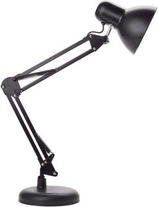 Lámpara de Mesa Moderna de Hierro con LED Ajustable y Pantalla de Metal, DC5V, para Uso en Interiores y Decoración del Hogar - Product Image 1