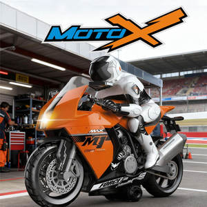 Moto RC Stunt 2,4G 3 canaux - <span class=keywords><strong>Action</strong></span> rapide avec 360 °   <span class=keywords><strong>Voiture</strong></span> télécommandée, jouet d'extérieur idéal pour les enfants - Product Image 4