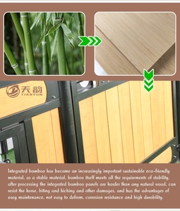 Chuồng ngựa của chúng tôi được xây dựng bằng gỗ chất lượng cao đảm bảo độ bền và bán chuồng ngựa tự nhiên được thiết kế cho ngựa - Product Image 3