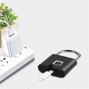Cerradura Inteligente con Huella Dactilar y Carga USB sin Llave, Candado Inteligente a Prueba de Agua, Desbloqueo de Puerta Portátil, Antirrobo, Duradero y Sostenible - Product Image 4