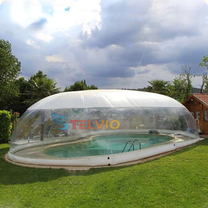 Cubierta Inflable para <span class=keywords><strong>Piscina</strong></span> de PVC Resistente, Domo Inflable Transparente Portátil, Carpa Inflable para <span class=keywords><strong>Piscina</strong></span>, Carpa para <span class=keywords><strong>Piscina</strong></span> en Invierno - Product Image 5
