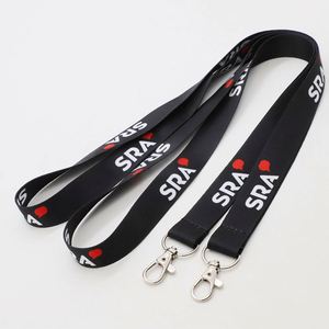 Wholesale Staff ID Card Holder <b>Lanyard</b> Keychain Custom Logo Business Promotional Gift <b>Polyester</b> <b>Lanyards</b> - Product Image 1