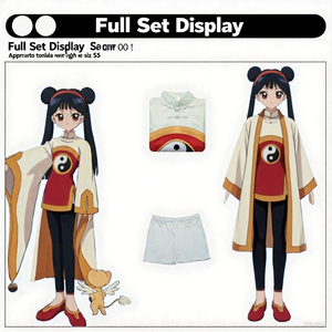 Cardcaptor <span class=keywords><strong>Sakura</strong></span> <span class=keywords><strong>Cosplay</strong></span> Li Xiaolang et Li Meiling <span class=keywords><strong>Cosplay</strong></span> Costumes, 2D Anime Costumes - Product Image 6