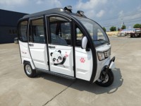 Rickshaw électrique 60V 2000W à trois roues, cabine élégante, tuk-tuk pour passagers adultes, carrosserie fermée, nouveau taxi électrique, directement de l'usine