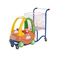 Chariot de supermarché pour enfants, chariot d'épicerie, de supermarché, jouet, voiture, excellente qualité, 2 pièces