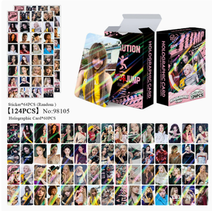 การ์ด KPOP LOMO พิมพ์ลายด้วยเลเซอร์ 124 ชิ้น/กล่อง โฟโต้การ์ดแบล็คพิงค์ การ์ดรูปภาพ BL Lomocard ของที่ระลึกคอนเสิร์ต ของแถมสำหรับแฟนคลับ - Product Image 2