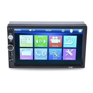 لوحة قيادة سيارة شاملة 7 بوصة من CARQSENG لراديو السيارة TFT/LCD/IPS شاشة تعمل باللمس 2G <span class=keywords><strong>MP3</strong></span>/MP5 مشغل مدمج - Product Image 2