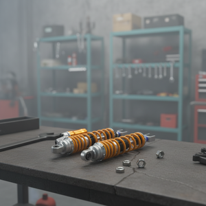 Amortisseurs arrière à ressorts de suspension pour moto, en acier inoxydable, garantie 3 ans, pour <span class=keywords><strong>Yamaha</strong></span> BWS <span class=keywords><strong>125</strong></span>, Dirt Bike, Gokart, <span class=keywords><strong>Quad</strong></span> - Product Image 3