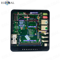 Eglobal Barato 12th Gen N100 J6412 Caja de computadora de seguridad de red 2 LAN 2 * Com X86 Linux Fanless Firewall Router Pfsense Mini PC