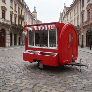 Camión de Café, Panadería Móvil, Carrito Pequeño Redondo para Venta Ambulante, Remolque Personalizado para Helados, Hot Dogs y Comida Callejera - Product Image 5