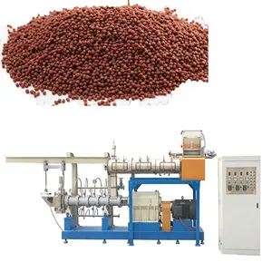 tilapia wet fish feed extruder machine floating fish food pellet making producing machine production line plant