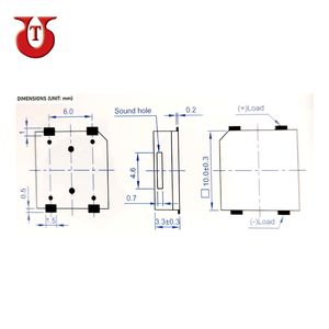 New Design Best Selling Plastic Housing <b>Material</b> 10mm SMD <b>Magnetic</b> Buzzer And Transducer - Product Image 2