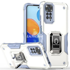 Lichicase, funda trasera de soporte de Metal oculto multicolor para <span class=keywords><strong>Xiaomi</strong></span> Redmi 10, funda de bolsa de aire anticaída - Product Image 4