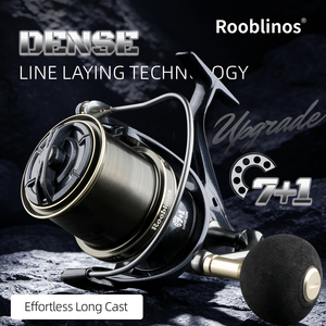 ROOBLINOS ST Surf Carp Fish Reel 9000 12000 Moteur Métallique Pro-Cast <span class=keywords><strong>Moulinet</strong></span> Spinning <span class=keywords><strong>Longue</strong></span> Portée avec Système de Bobinage de Précision - Product Image 1