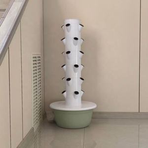 <span class=keywords><strong>Meilleur</strong></span> prix Sunplus Nouveau <span class=keywords><strong>système</strong></span> de culture hydroponique <span class=keywords><strong>aéroponique</strong></span> vertical en plein air Tour de culture de jardin pour légumes et fruits - Product Image 2