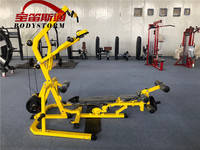 Équipement de gymnastique commercial de haute qualité multifonctionnel Powertec établi Machine plaque chargée poulie Fitness entraînement établi