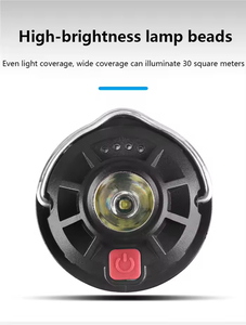 ไฟฉาย LED 5 โหมดแสงสว่าง 2200mAh ขนาดพกพา พร้อมแม่เหล็ก XPE ขาตั้งกล้อง และขาตั้ง - Product Image 4