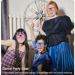 Lunettes de soleil fluorescentes LED lumineuses à la mode pour les fêtes Lunettes de soleil LED pour hommes et femmes pour les fêtes - Product Image 4