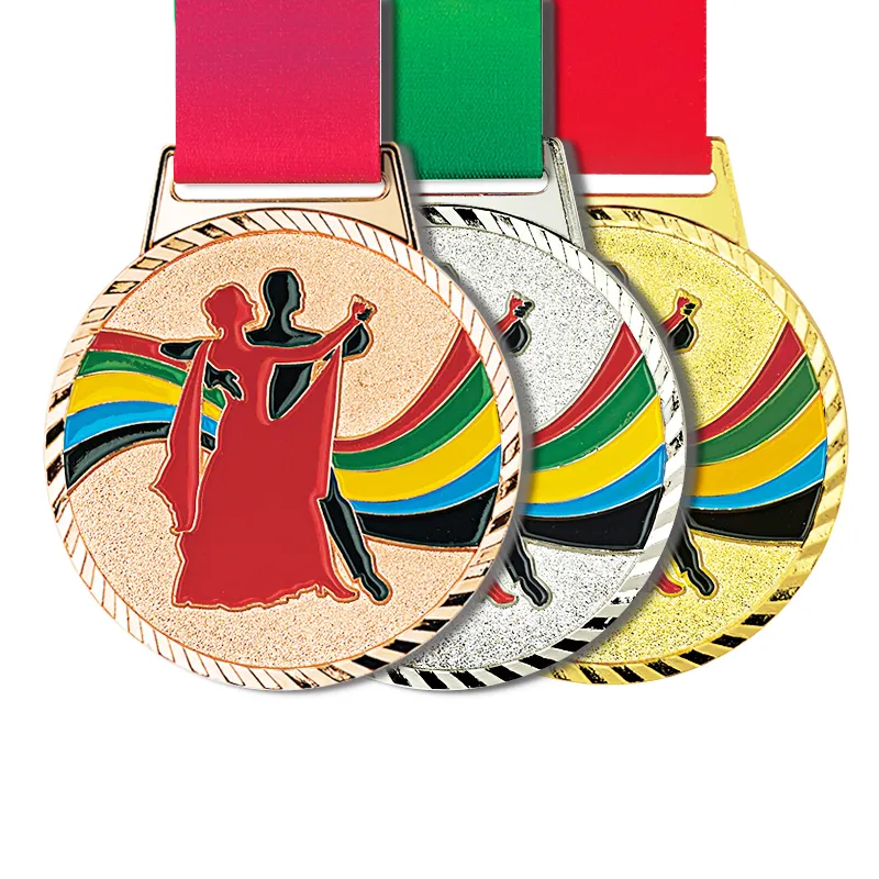 ميداليات رياضية ذهبية من One Way بالجملة ميداليات مخصصة للعب الكريكت وكرة القدم وكرة الريشة وكرة السلة وكرة التنس والجمباز