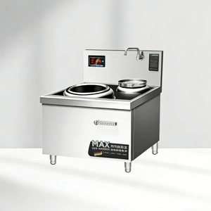 Cocina de Inducción Comercial de 15KW con un Solo Quemador, Cocina de Alta Potencia para Restaurante, Cantina, Cocina Profesional - Product Image 2