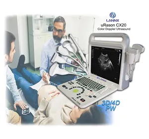 LANNX uRason CX30 Oferta caliente 128 Aplicación clínica permanente Máquina de ultrasonido Doppler a color Ecocardiografía 3D