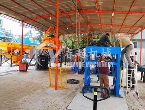 Máy làm gạch bê tông tự động, máy ép thủy lực tự động sản xuất gạch - Product Image 6