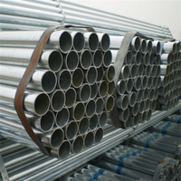 Tuyau rond galvanisé à chaud Q235B, tube en acier revêtu de zinc ASTM A53 SCH40 pour conduites d'eau, de gaz et serres - Vente chaude