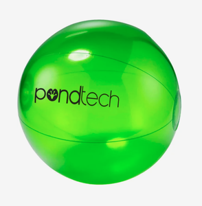 Ballon de plage gonflable translucide de 16 pouces imprimé sur mesure, cadeau promotionnel avec impression de logo personnalisé - Product Image 4