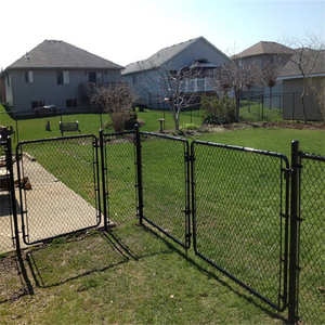 Chất lượng đáng tin cậy dây mạ kẽm Chuỗi liên kết hàng rào nhà máy bán hàng bán buôn sử dụng hàng rào màu đen dây mạ kẽm Chuỗi liên kết - Product Image 5