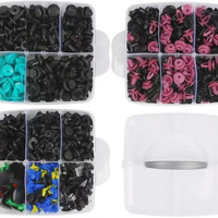 680+45 pièces de clips de fixation pour voiture, clips de fixation blancs pour véhicule, clips de pare-chocs, clips de fixation pour pare-chocs, rivets à pression, clips de fixation pour garniture de porte