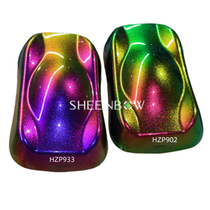 ผงสีคาเมเลี่ยนเปลี่ยนสีโครเมียมสุดมหัศจรรย์สำหรับทำสีรถยนต์ทำจากหนังและเคลือบสี - Product Image 5