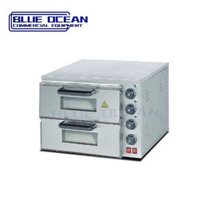 <span class=keywords><strong>Four</strong></span> à <span class=keywords><strong>pizza</strong></span> électrique au gaz Blue Ocean en acier inoxydable, double couche, grande capacité, bac à miettes amovible, usage commercial pour boulangerie, certifié CE - Product Image 2