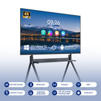 Pizarra Interactiva Inteligente de 65 Pulgadas 4K con 20 Puntos Táctiles, Pizarra Electrónica para Uso en el Aula, Android 13