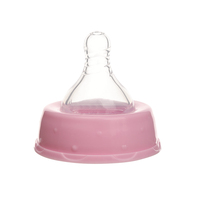 Botol Minum Bayi & Air Silikon PP Food Grade Bebas BPA Custom Grosir 250ML Leher Lebar dengan Pegangan Motif Kartun