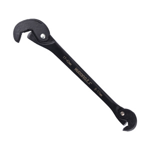 Hugong Adjustable Pipe Wrench 8-17mm 17-42mm Double End Metric Industrial Chromium Vanadium Steel - Product Image 1