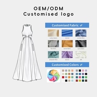 Robe en Lin Tendance de Haute Qualité, Vente en Gros, Fournisseur d'Usine de Vêtements pour Femmes en Chine, Fabricant de Vêtements Personnalisés de Marque et de Qualité Supérieure