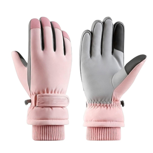 Venta caliente invierno impermeable deportes personalizado conducción negro 3M algodón térmico esquí guante - Product Image 1