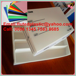 Plastic Tray Polypropylene Corrugated Plastic Box Tray For Drill Bit