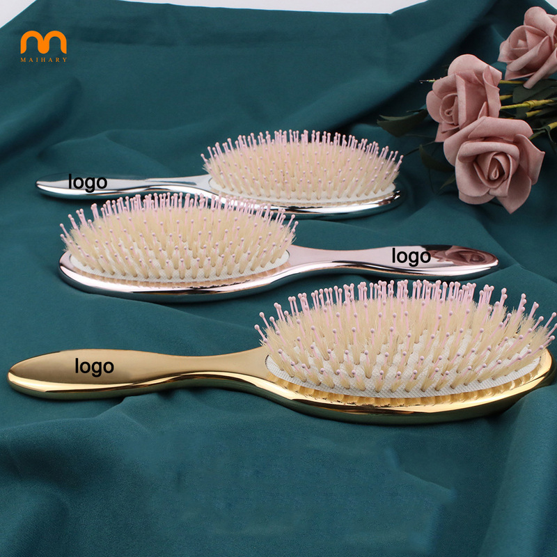 Custom logo Premium Boar Bristle Nylon