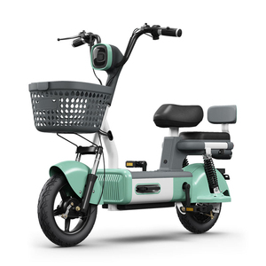 Bicyclette de ville électrique pour adultes OEM 350w 400w 500w 48v en vrac d'usine, scooter électrique léger, <span class=keywords><strong>moto</strong></span> avec grand panier - Product Image 3