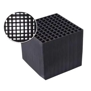 Factory Price Honeycomb Activated Carbon Filter Wooden Honeycomb Activated Carbon Block H2s Adsorbents
